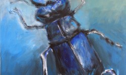 Le grand bleu dansant - 116 cm x 81 cm - 2011